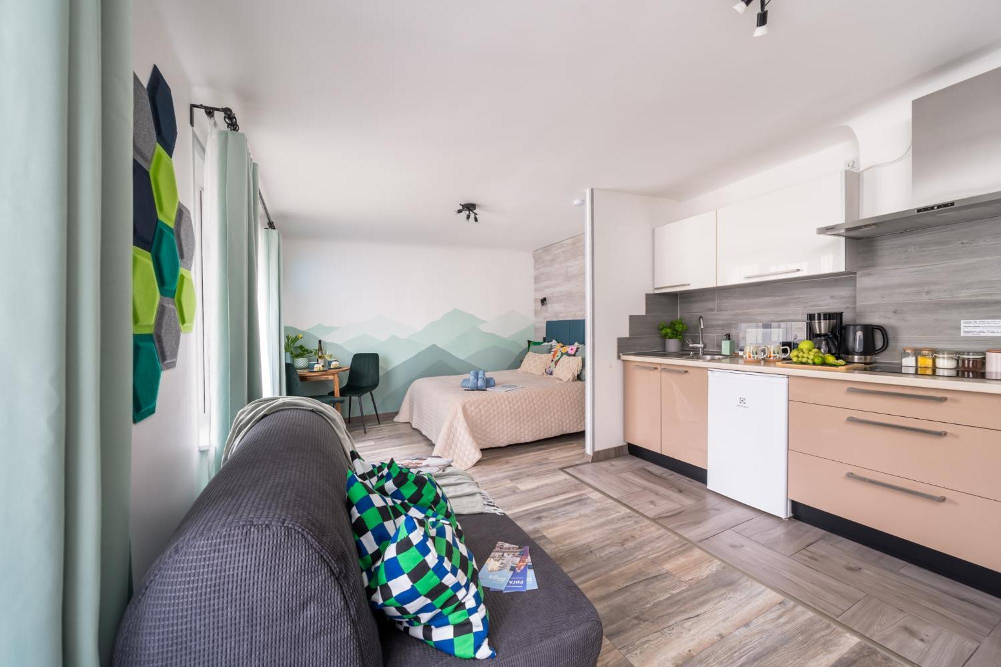 Green Garden & Private Parking Apartments With Playground Рига Екстериор снимка